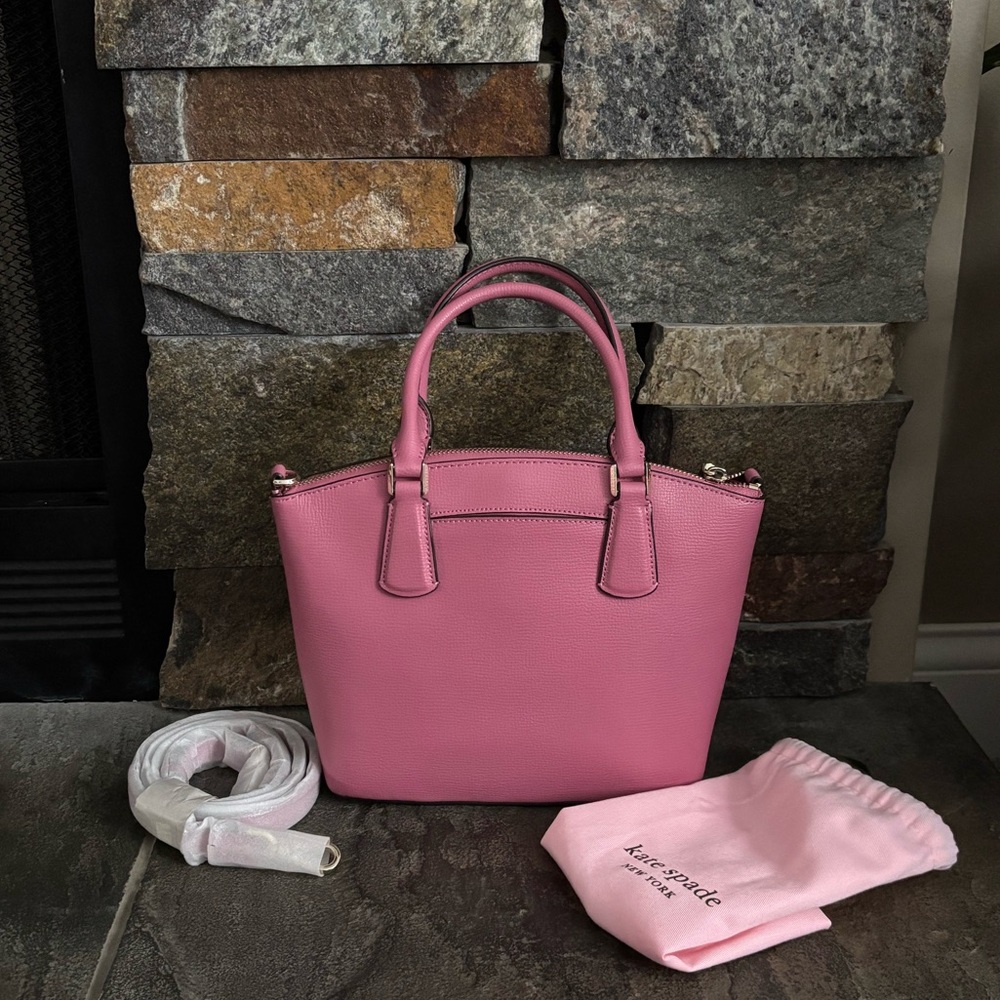 Kate Spade Leather Satchel Crossbody Bag - Picture 2 of 13